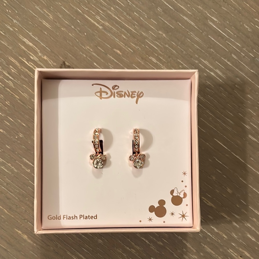 Disney Gold Flash Plated Earrings